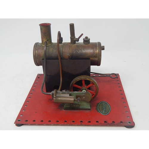 555 - Hobbies MAMOD Steam Engine with Burner: 19cm x 16.5cm