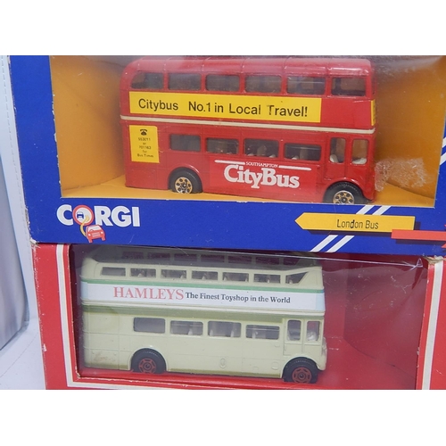 556 - Collection of 9 Cast Metal Buses & Coaches