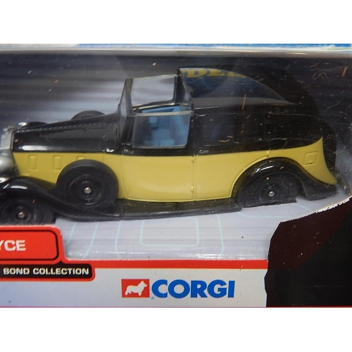 557 - JAMES BOND: 7 x Vintage Corgi 007 Cast Metal Vehicles from the Films: All Boxed