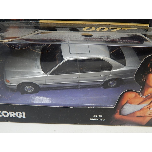 557 - JAMES BOND: 7 x Vintage Corgi 007 Cast Metal Vehicles from the Films: All Boxed