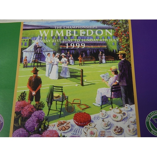 566 - Wimbledon 1999 Official Programme together with 2 Centre Court Tickets For the Final.