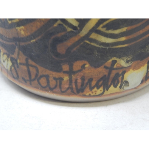 593 - Alexandra Copeland: (1947-) Large Jug: Signed A. Copeland: June 1998: Dartington England:  30.4cm Hi... 