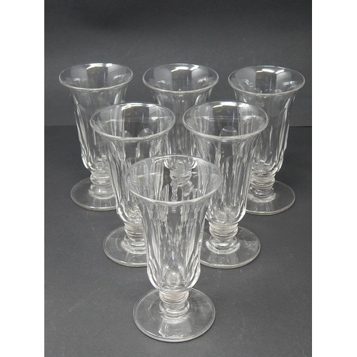 592A - Victorian Set of 6 Jelly Glasses: Height 12cm