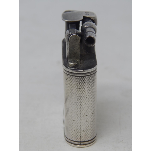 DUNHILL Hallmarked Silver Parker Beacon Lighter: Pat No 143752