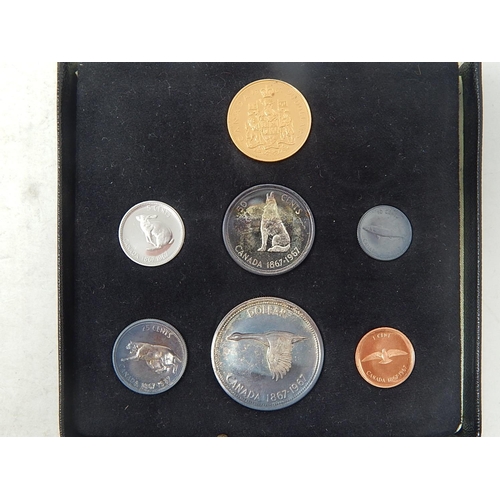 1A - Canada 1967 Set including Gold $20 coin 