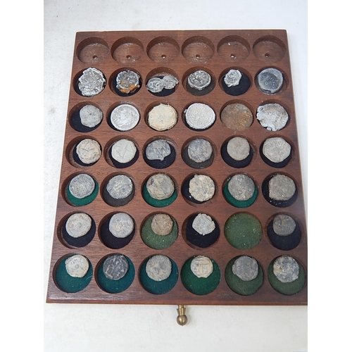 13 - A wooden collector's cabinet containing a fabulous collection of 530 Ancient and Medieval coins