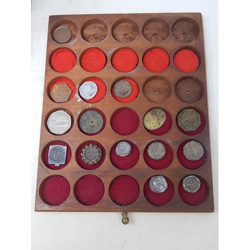 13 - A wooden collector's cabinet containing a fabulous collection of 530 Ancient and Medieval coins