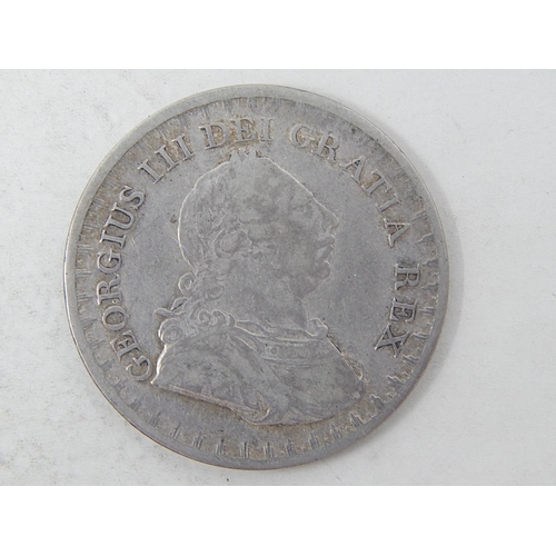 28 - George III Silver 3 shilling Bank Token 1811 VF