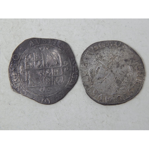 37 - Charles I Silver Shillings x 2