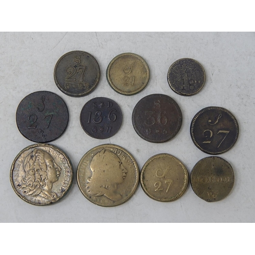 60 - Collection of 11 Coin Weights