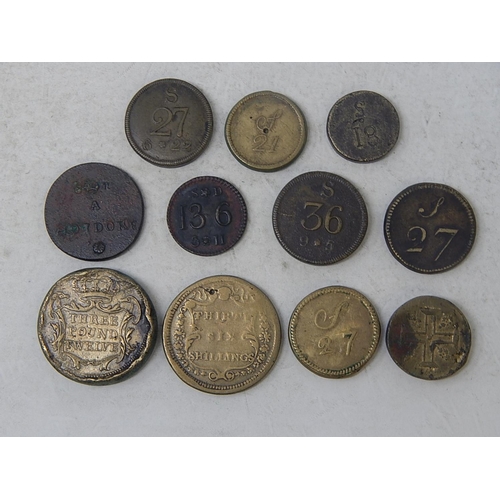 60 - Collection of 11 Coin Weights