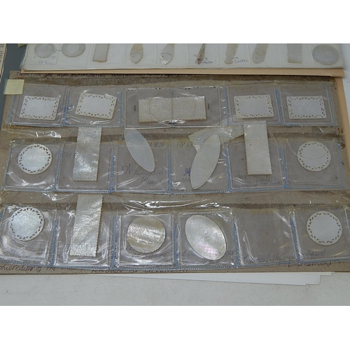 71 - A superb collection of Mother of pearl card counters