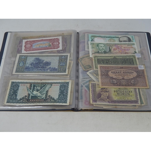 72 - An album of World Banknotes inc East Africa Currency Board King George VI Five Shillings