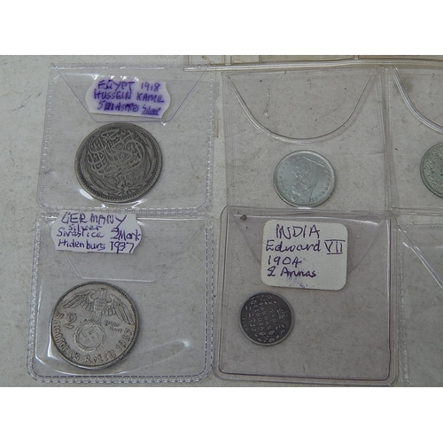 81 - Good  selection of Foreign Silver coinage, many early and higher grade examples