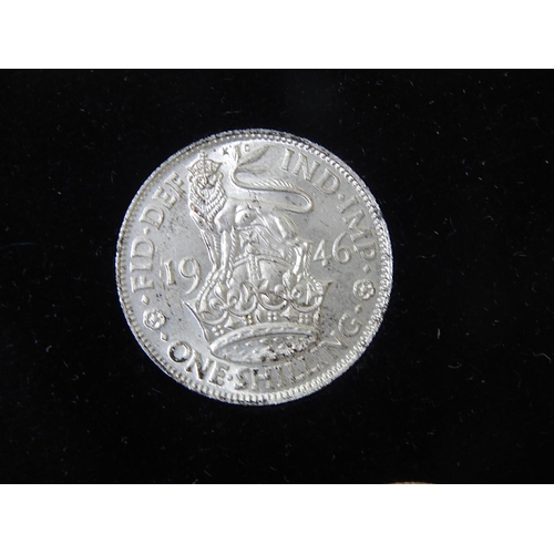 86 - George VI 1946 Specimen Silver Set last of Silver issue Halfcrown to Sixpence in plush fitted case