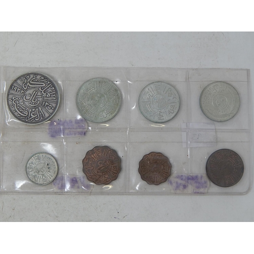 93 - Iraq set of coins mainly Silver