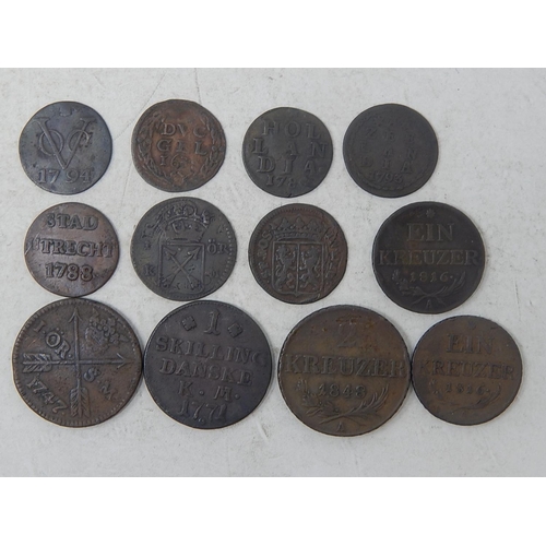 95 - Good selection of Early Austria Copper Coinage generally Very fine, some better