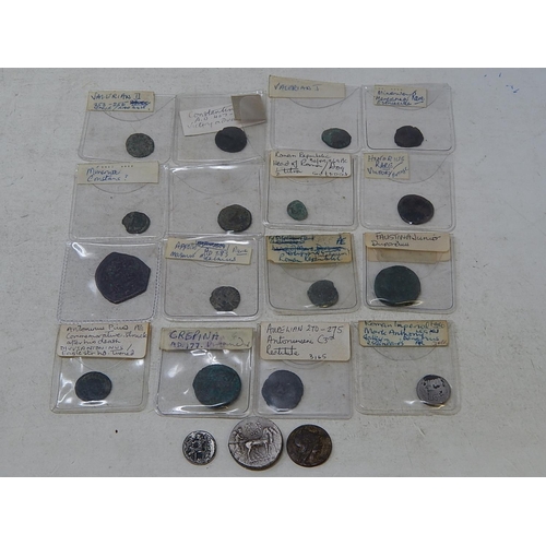 107 - Collection of various Roman Imperial coinage, some Silver, generally Fine to Very Fine, some better