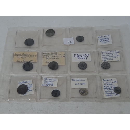 120 - Roman Empire Constantine II etc group of early coins all written up and identified (12)