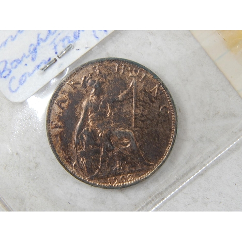 123 - Edward VII Proof Farthing 1902 Peck 2232 ex Rare (purchased at London coin fair 1967 for £50)