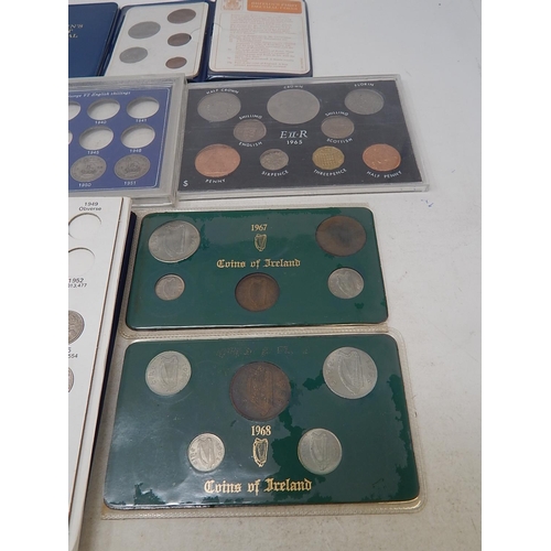 124 - Modern issues: 1965 Year Type Set, Ireland Sets 1967, 1968; 1948-1951 Shilling Set; Decimal Packs(2)... 