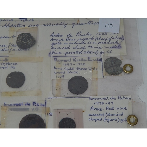 128 - Malta selection of early coinage all beautifully written up