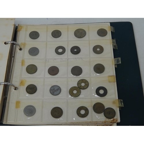 135 - Vintage coin album containing a very substantial collection of World coins