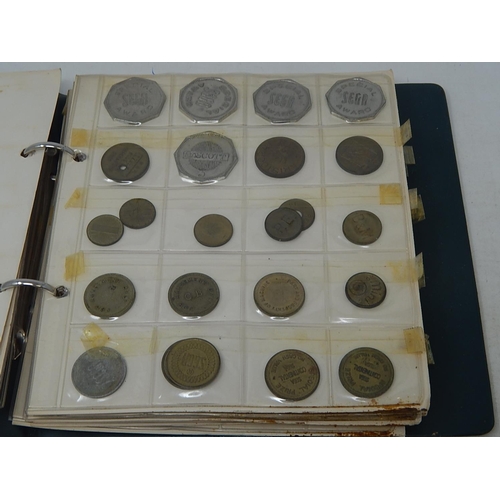 135 - Vintage coin album containing a very substantial collection of World coins