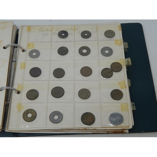 135 - Vintage coin album containing a very substantial collection of World coins