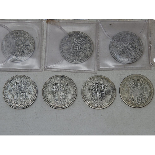 141 - 34 x Pre 1947 Silver Halfcrowns