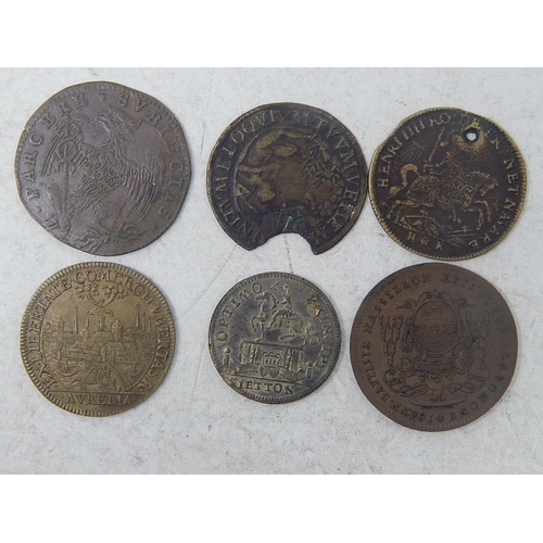 144 - Collection of 6 x 16th/17th Century Nuremburg Tokens