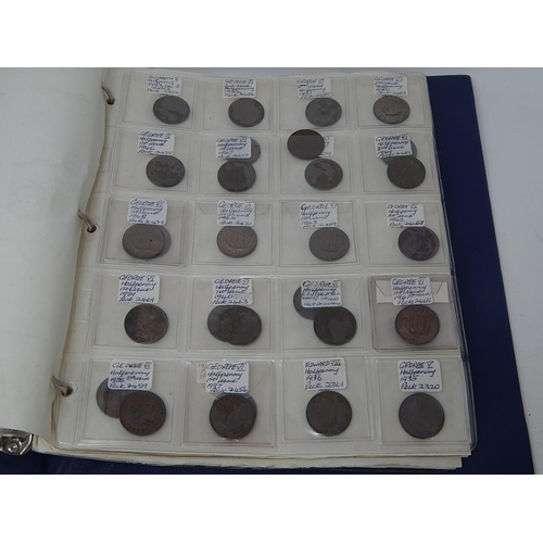 165 - Extensive collection of Bronze Halfpennies from 1860 onwards including the rare 1871, many better Vi... 