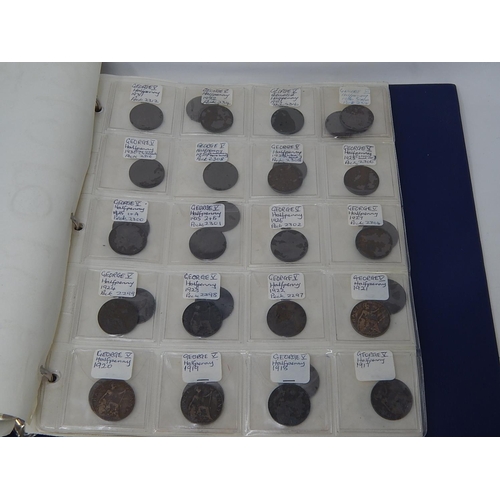 165 - Extensive collection of Bronze Halfpennies from 1860 onwards including the rare 1871, many better Vi... 