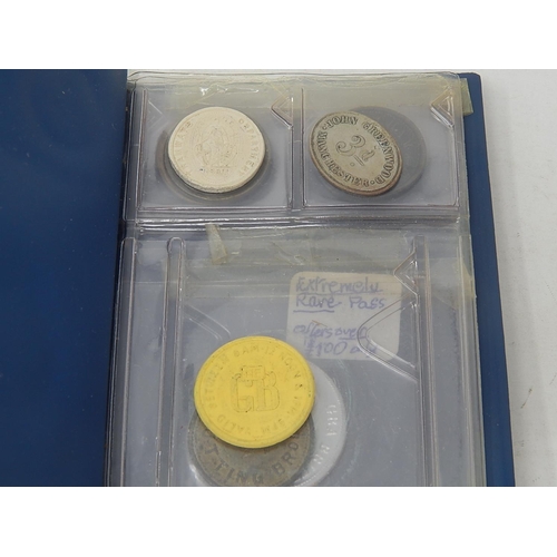 170 - pair of vintage 'Collecta' mini coin wallets containing a good selection of coins and tokens noted r... 