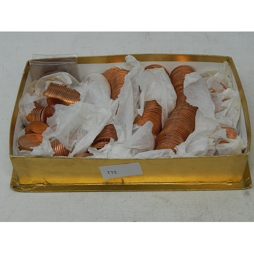 172 - box of Brilliant Uncirculated pennies