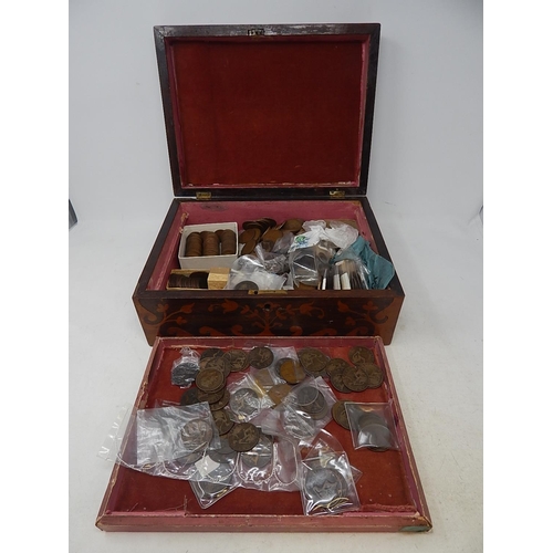 181 - Large box of copper coins