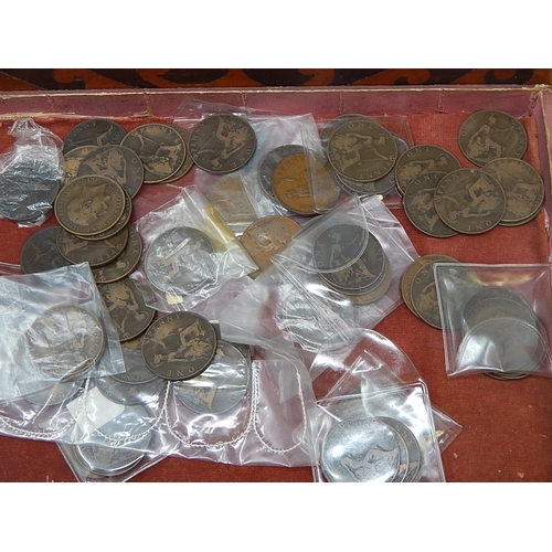 181 - Large box of copper coins