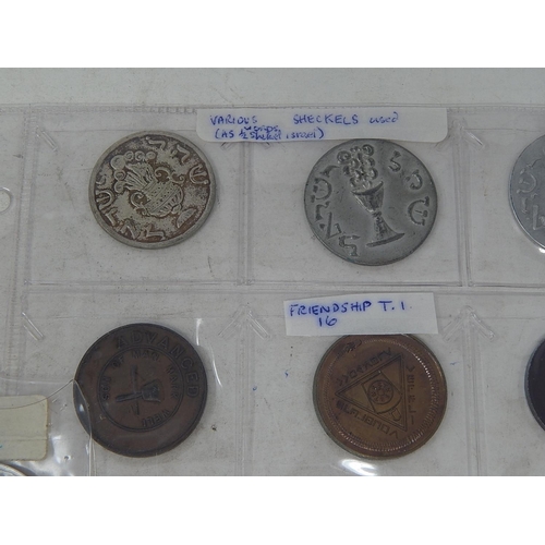 198 - Sheet of Israel coins, Shekels, etc