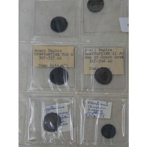 120 - Roman Empire Constantine II etc group of early coins all written up and identified (12)