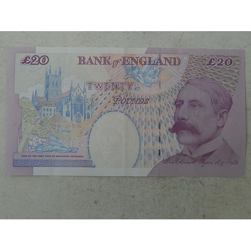 201 - Bank of England £20 note signed by cashier Lowther