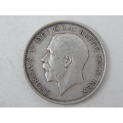 214 - George V Silver Halfcrown 1913 Very Fine scarce date