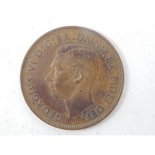 218 - George VI Rare Key Date Penny 1951