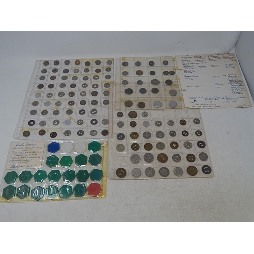 225 - Large collection of USA Transport tokens