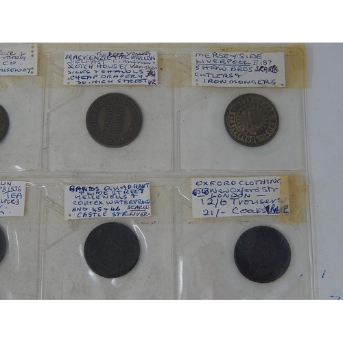 227 - Folder containing a superb collection of Unofficial Farthing tokens, all written up and identified