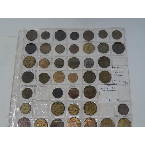 232 - Large selection of George III Gaming tokens, with an article from June 1971 Coin Monthly where the o... 