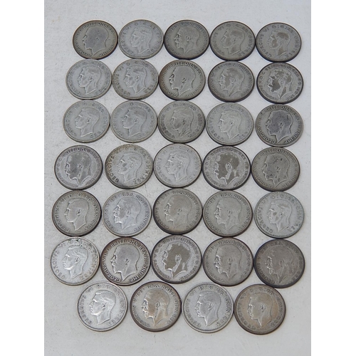 238 - 34 x Pre 1947 Silver Florins