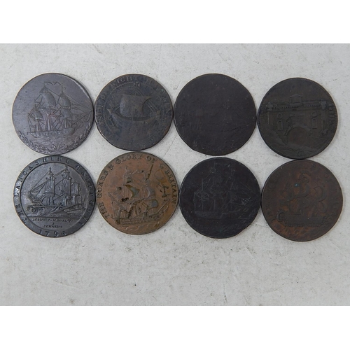 252 - 18th Century Condor Tokens: Yorkshire Hull(2); Kent 1794; Middlesex milled edge, unrecorded variety,... 