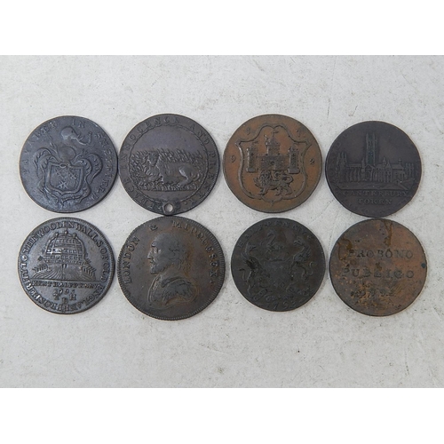 253 - 18th Century Condor Tokens: Kent Canterbury, Appleby, Norfolk, Yorkshire 1793, Huddersfield, Suffolk... 