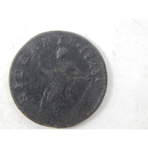 263 - Ireland Woods Farthing 1723 Very Fine dark tone