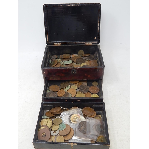 294 - Old box of coins